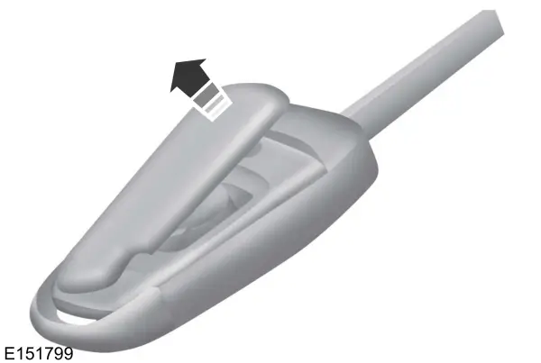 Afstandsbediening met inklapbare sleutelbaard