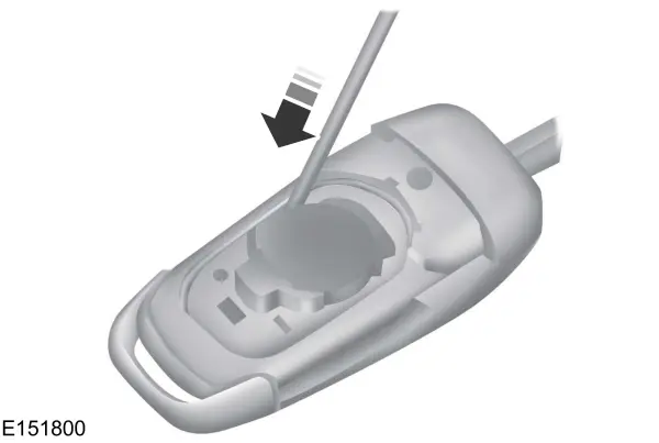 Afstandsbediening met inklapbare sleutelbaard