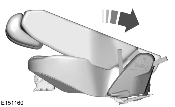 De rugleuning uitklappen